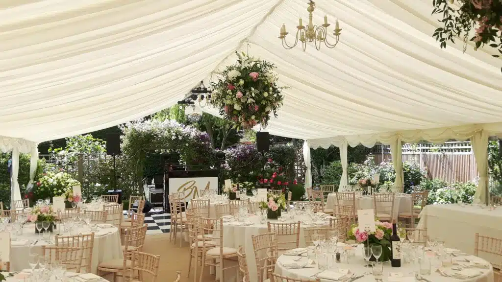 Wedding marquee